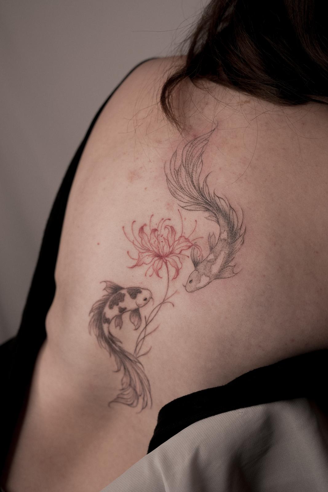 Koi Chrysanthemum